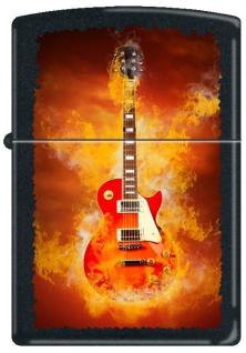 Zippo Flaming Guitar 0232 lighter