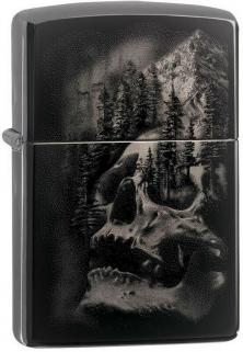  Zippo Skull Mountain Design 49141 lighter