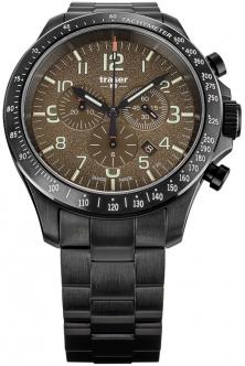  P67 Officer Pro Chronograph Khaki Steel 109460 watch