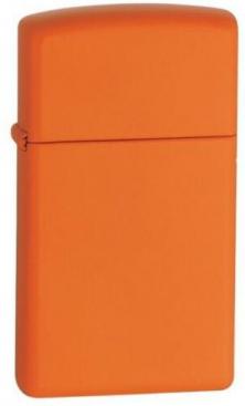 Zippo Orange Matte Slim 1631 lighter