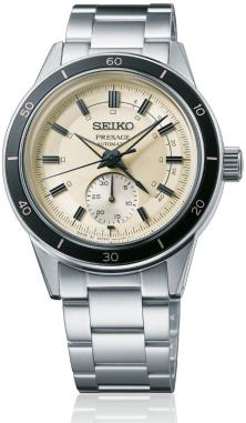  Seiko SSA447J1 Presage Automatic Power Reserve Style 60s watch