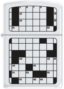 Zippo Crossword Puzzle 9205 lighter