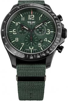  P67 Officer Pro Chronograph Khaki Steel 109463 watch