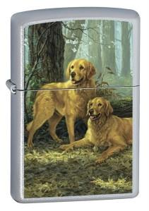 Zippo LP - Two Golden Retrievers 20259 lighter