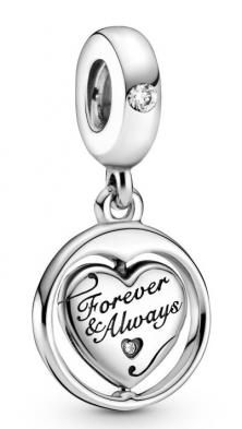  Pandora Spinning Forever & Always Soulmate 799266C01 pendant