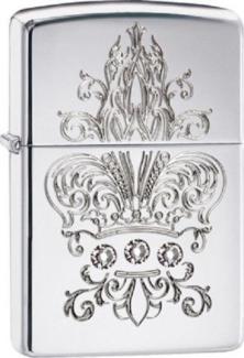 Zippo Crown Fleur De Lis 28805 lighter