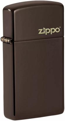  Zippo Slim Brown Zipplo Logo 49266ZL lighter