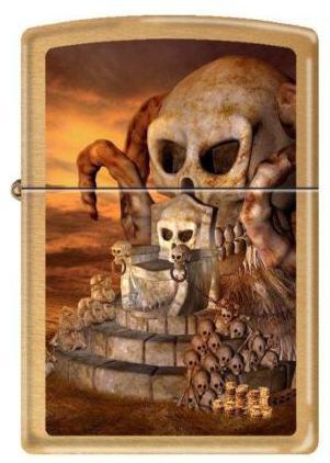 Zippo Skull Throne 0090 lighter