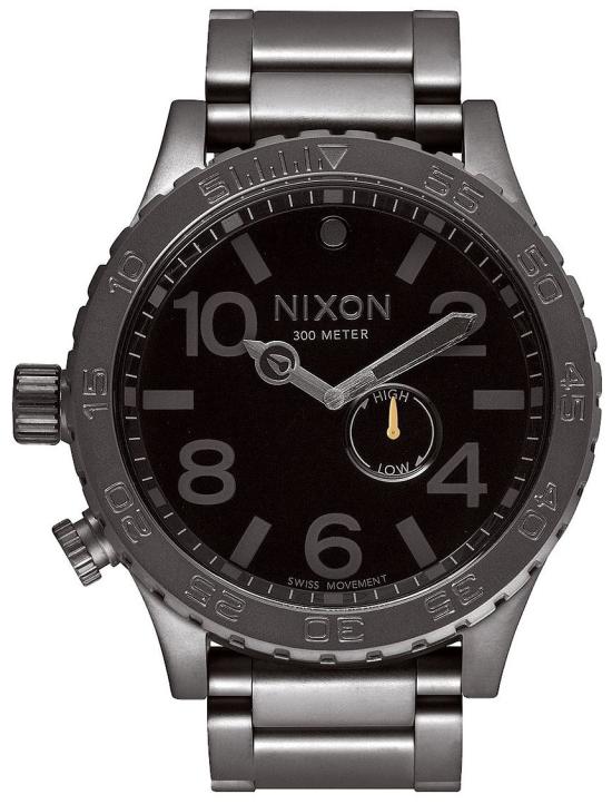 Nixon 51-30 Tide All Gunmetal Black A057 680 watch