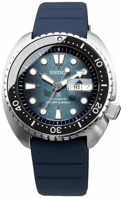  Seiko SRPF77J1 Prospex Save The Ocean Turtle Dark Manta Ray watch