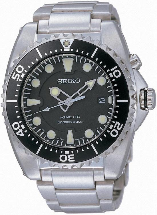 Seiko SKA371P1 Kinetic Diver watch