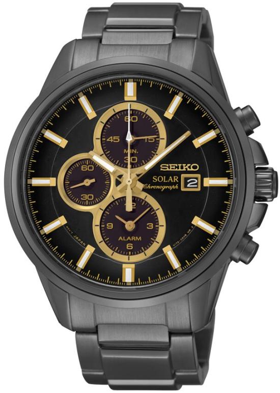 Seiko Solar SSC269 Chrono watch