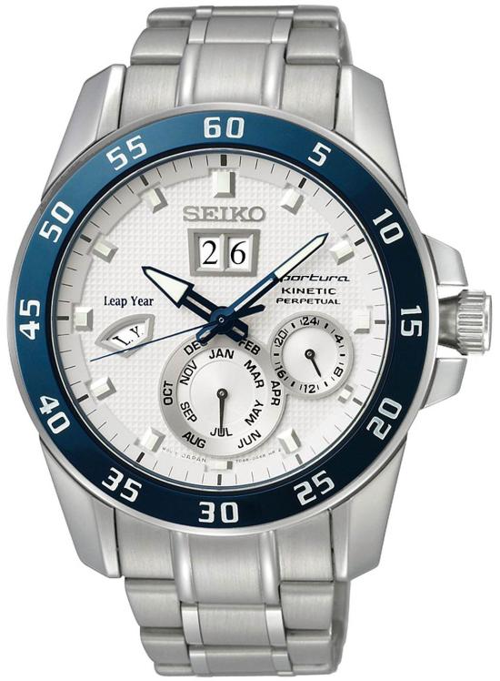 Seiko SNP085P1 Sportura Kinetic watch