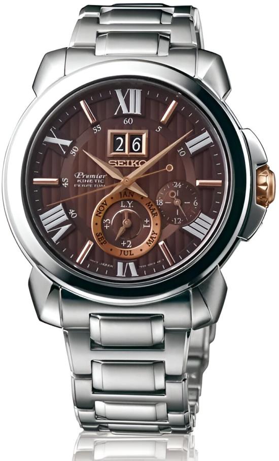  Seiko SNP157P1 Premier Kinetic Perpetual Calendar watch