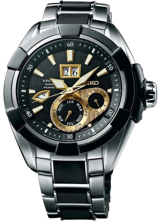 Seiko SNP119P1 Velatura Kinetic Perpetual Calendar watch iWatchery