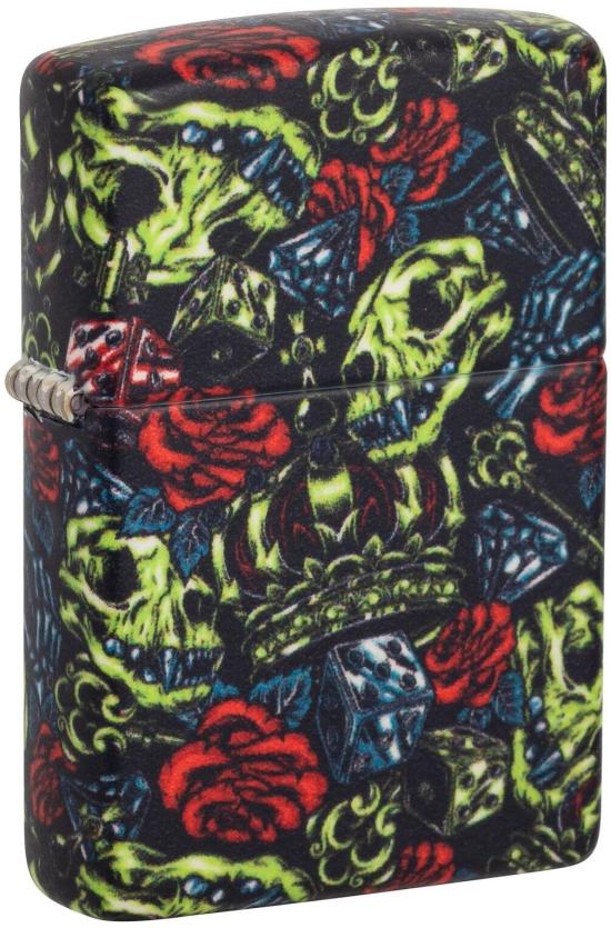  Zippo Skull Crown Design 49696 lighter