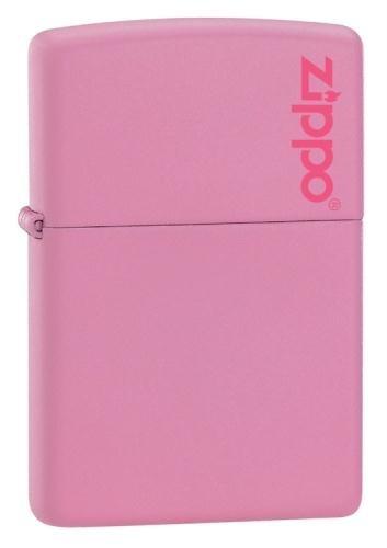 Zippo Pink Matte W/Logo 238ZL lighter