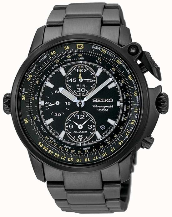 Seiko SNAB69P1 Pilot Chronograph watch