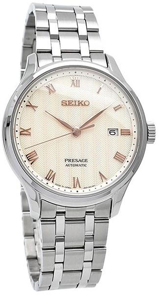  Seiko SRPF45J1 Presage Automatic Japanese Zen Garden Sakura Daytime watch