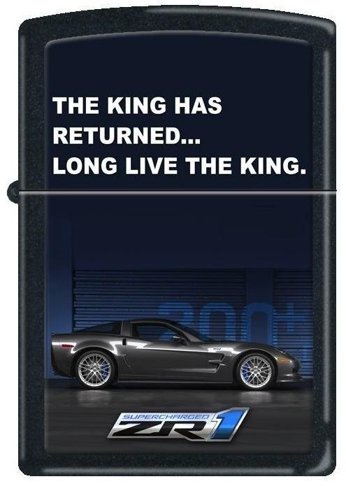 Zippo Corvette Long Live The King ZR1 1276 lighter