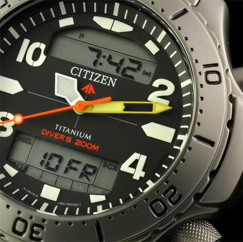 Citizen JP3050 55W Promaster Titanium watch iWatchery