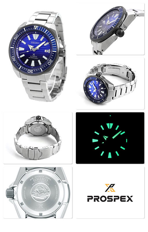 Seiko Prospex SRPC93J1 Samurai Save The Ocean watch iWatchery
